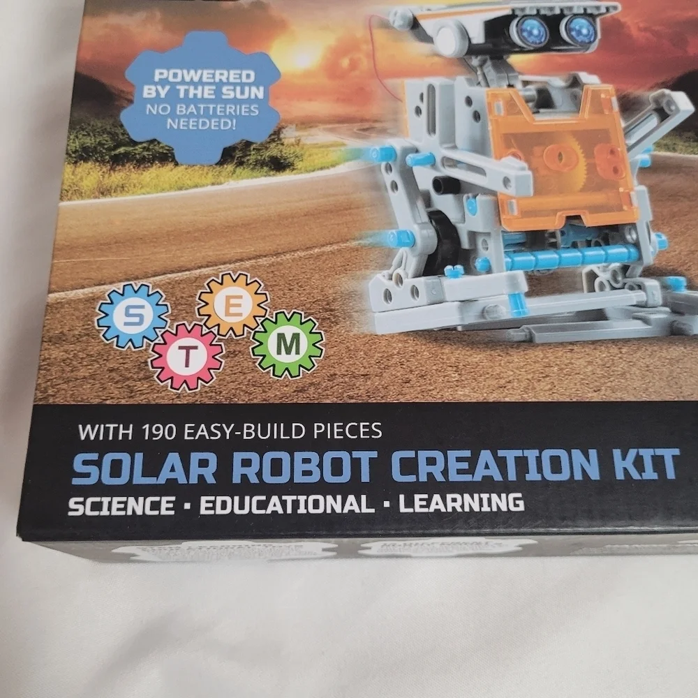 NIB Ciro 12-in-1 Solar Robot Creation Kit 190 Piece Building Set
